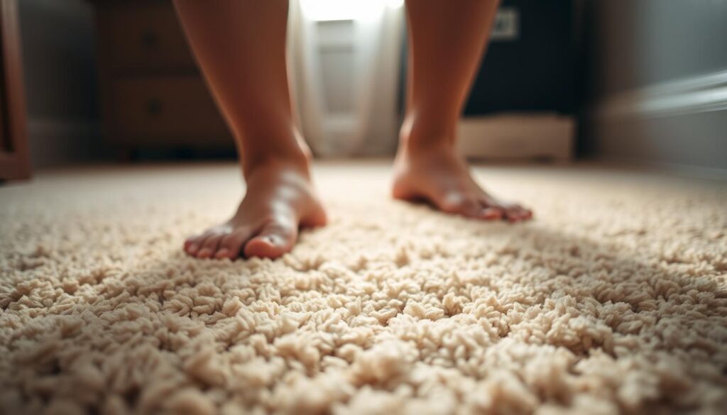 carpet cushioning knee support