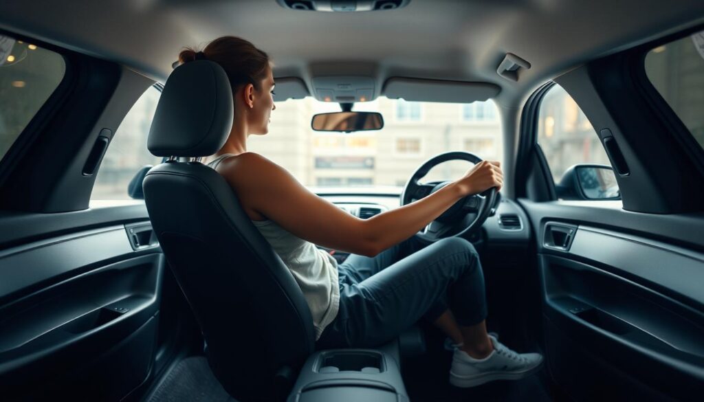 ergonomic driving posture