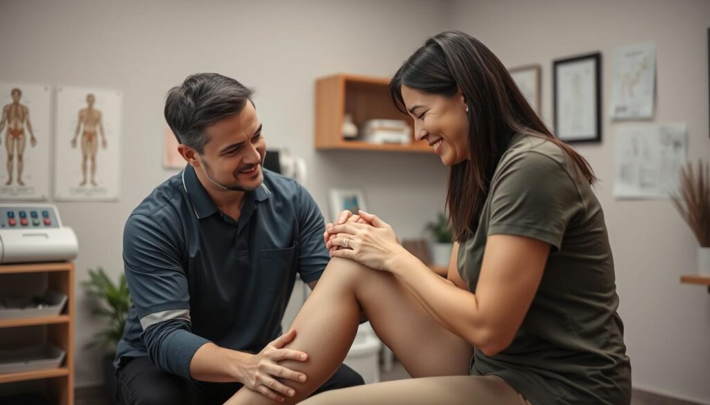 physical therapist consultation for knee health