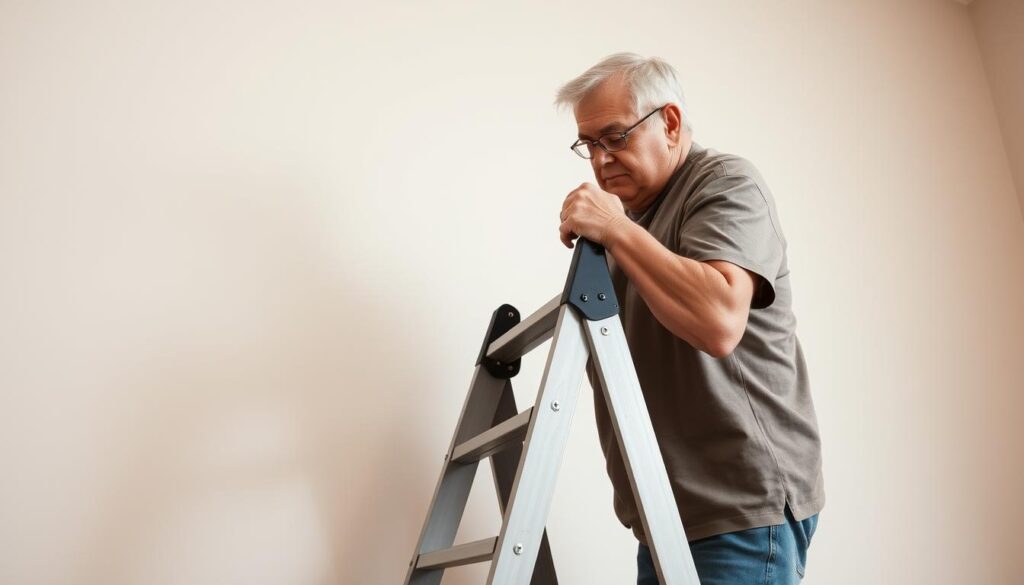 preventing ladder injuries with arthritis