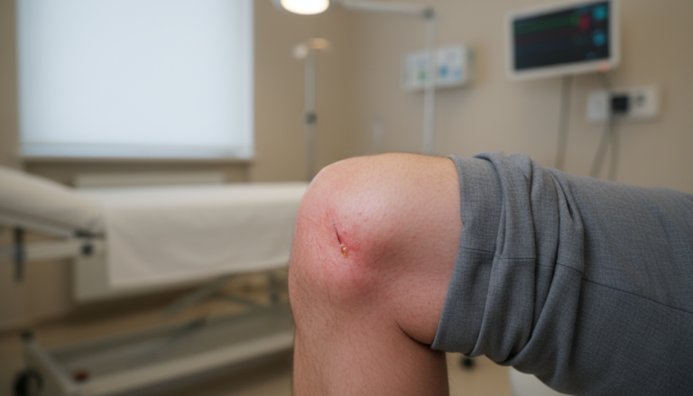 Knee replacement infection signs