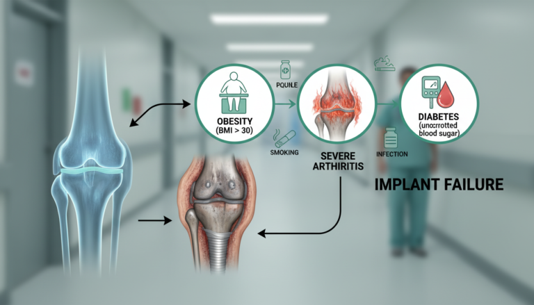 Failed knee replacement symptoms